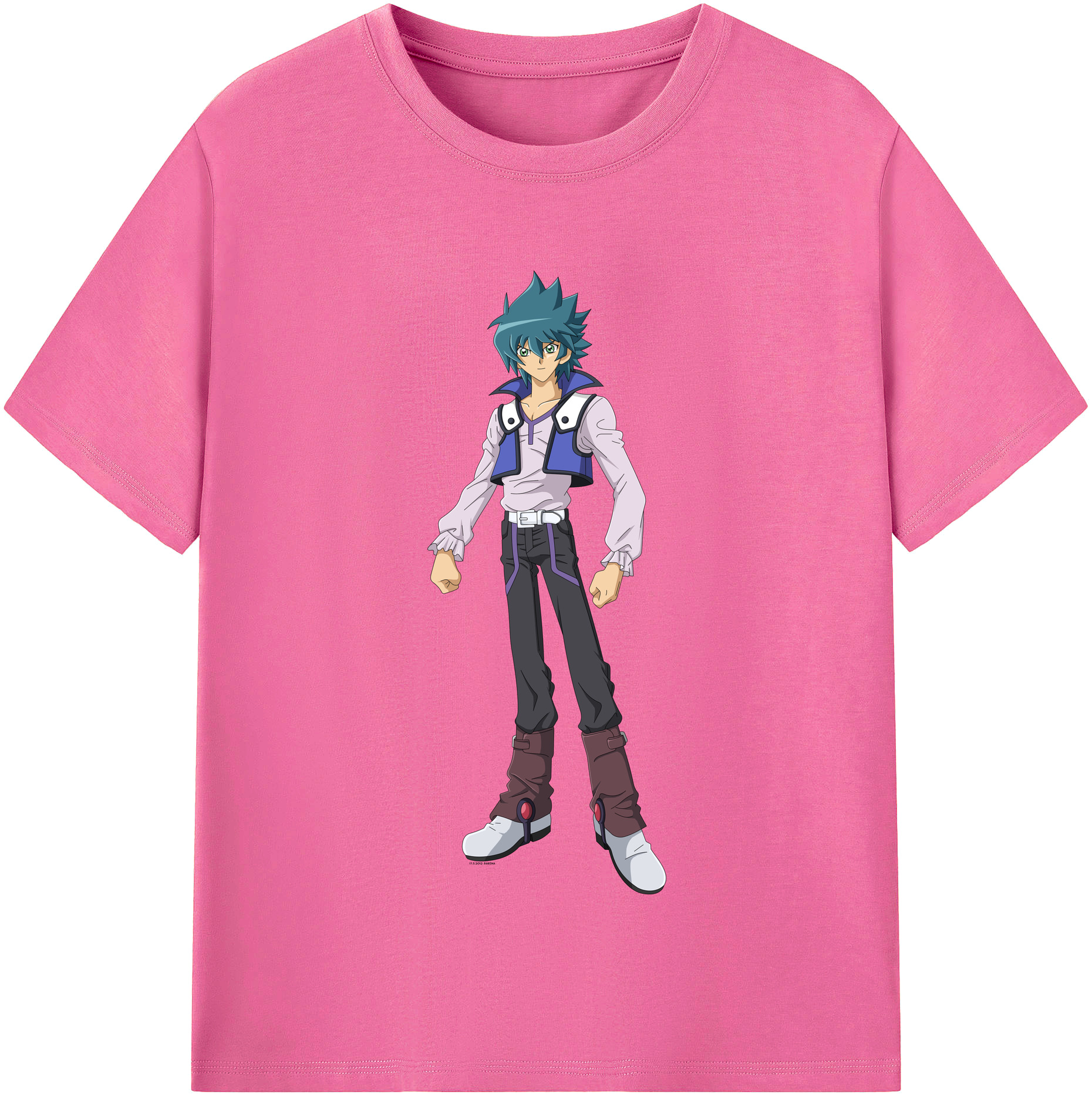 （画像用） 遊☆戯☆王 Yu-Gi-Oh! レディースカジュアルプリントTシャツ（綿100％）
